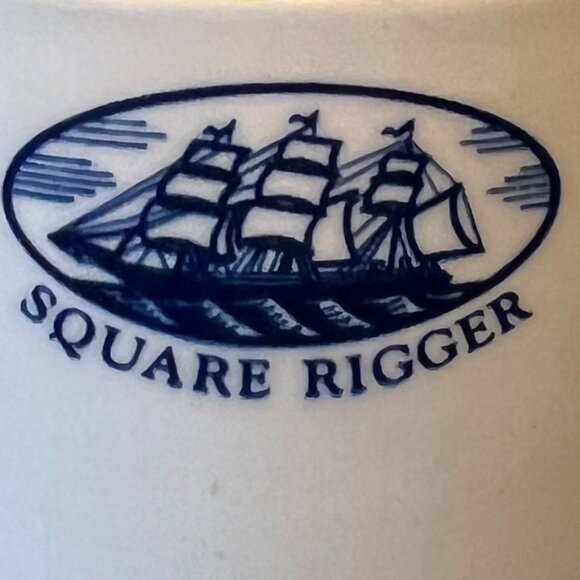 LAND’S END Square Rigger Sailing Ship Restaurant Ware Mug ~ Made in England - Picture 7 of 10